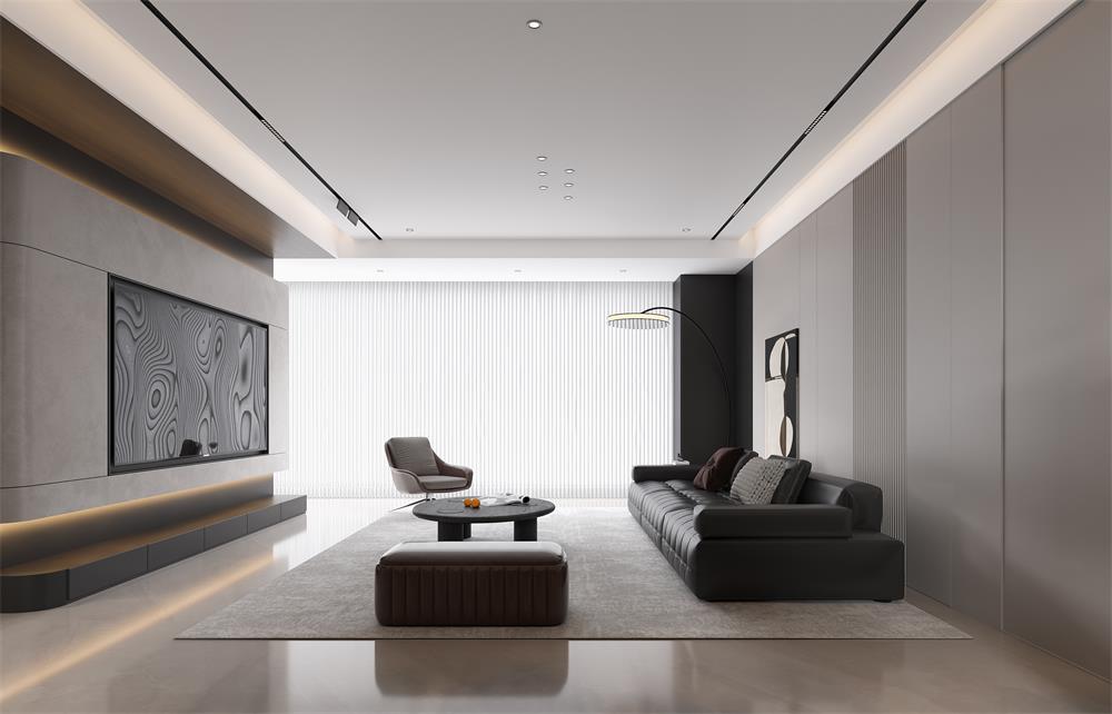 中海華樾133㎡ | 看不膩的「黑白極簡(jiǎn)」王炸組合！高級(jí)感原地封神！